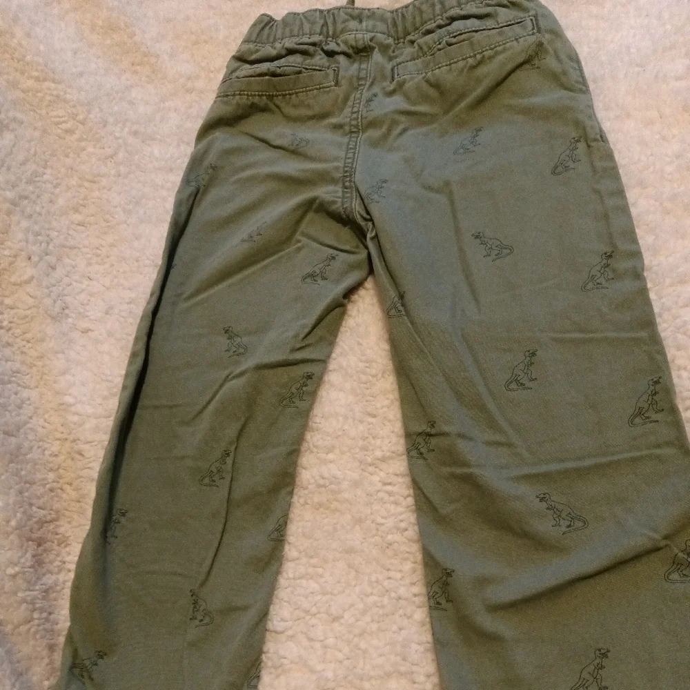 Gap Dinosaur Adjustable Drawstring Pocketed Sweatpant Lined Chinos